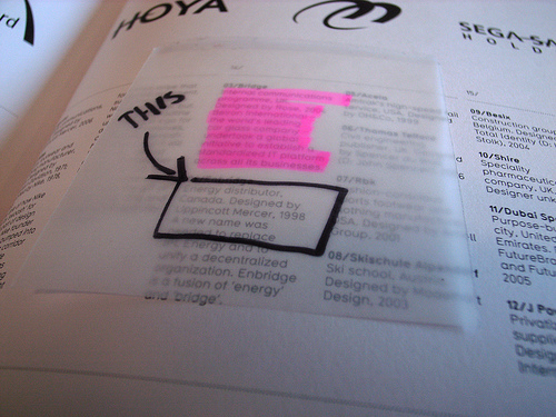 They should do that: Transparent Post-It Notes